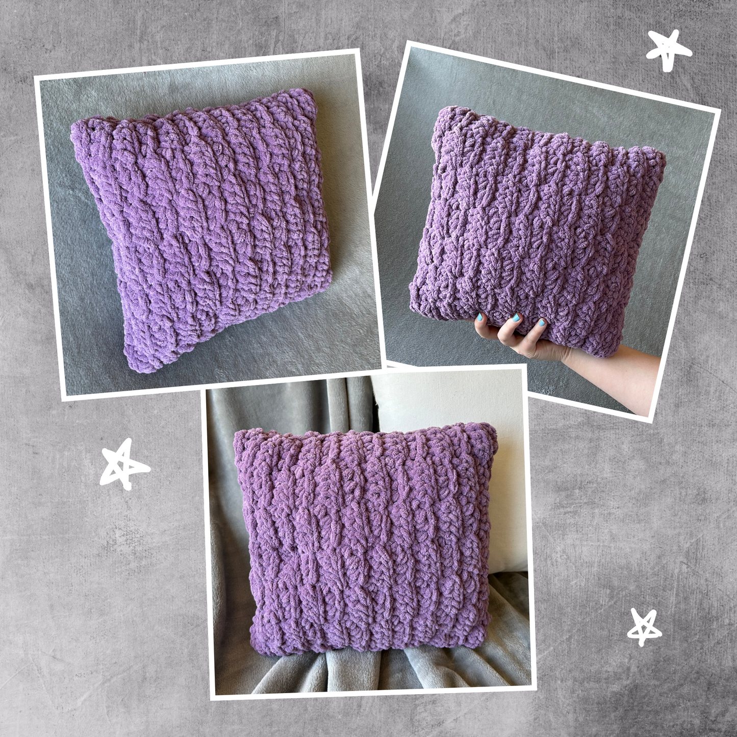 Lilac Cuddle Cloud Pillow