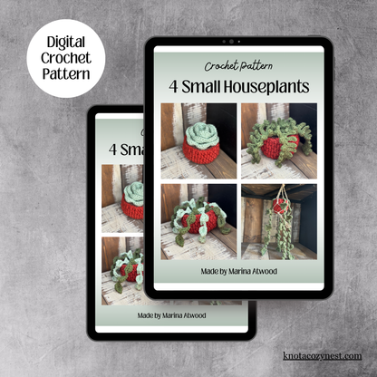 4 Small Houseplants Pattern