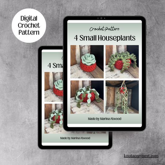 4 Small Houseplants Pattern