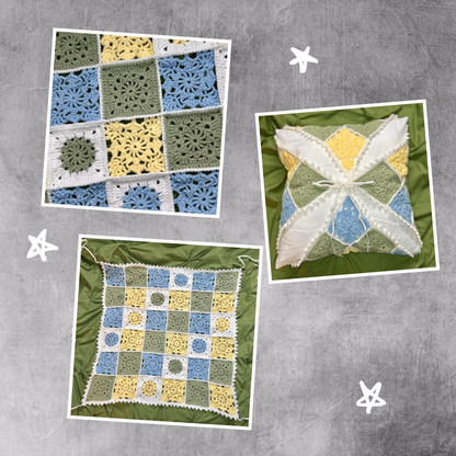 Cozy Cottage Patch Pillow Cover