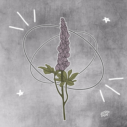 Dizzy Lavender Wall Art